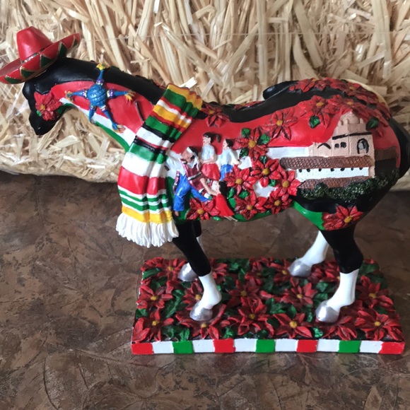 Vintage The Trail of Painted Ponies hand painted Felix Navidad Christmas horse - Picture 2 of 11